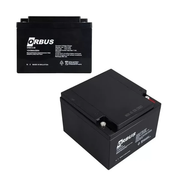 Orb12-26 12V 26A Kuru Akü (176 X 166 X 125Mm) (8Kg) ürün görseli 1