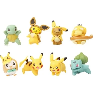 Pika Pika 8 Adet Mini Figür ürün görseli 1