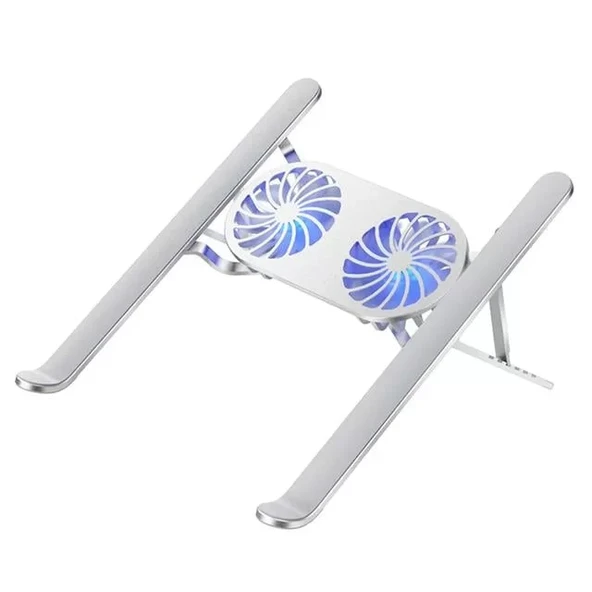 Pm-24572 Çift Fan Taşınabilir Notebook Laptop Soğutucu Stand ürün görseli 1