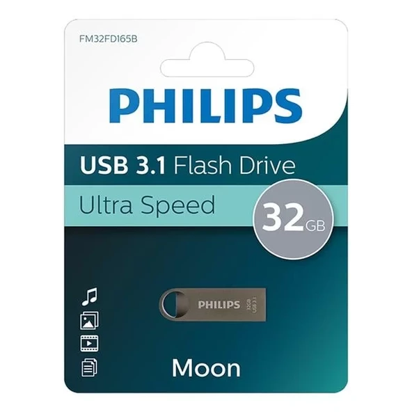 Moon Serisi 32Gb Usb 3.1 Hızlı Metal Flash Bellek (Fm32Fd165B/00) ürün görseli 1