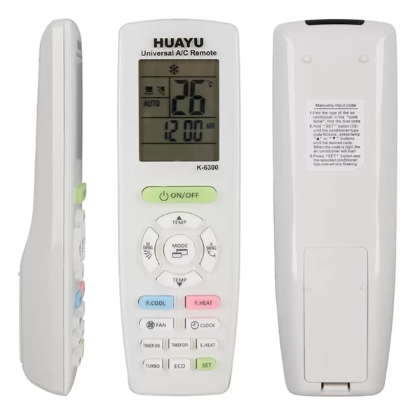Huayu K-6300 Üniversal A/C Akıllı Klima Kumandası ürün görseli 1