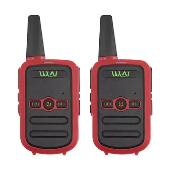 Wln Kd-C51 16 Kanal 3-5 Km Kırmızı Kasa İkili Telsiz (Şarj Aleti Dahil) ürün görseli 1