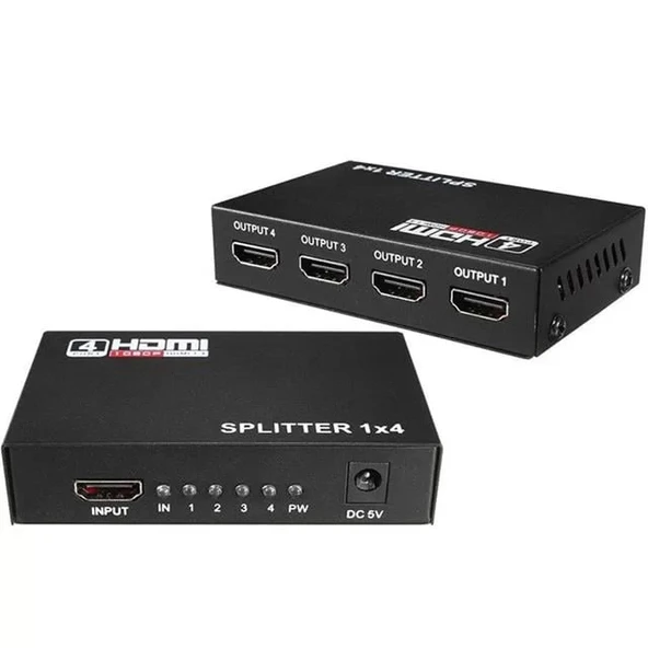 Fully G-538G 1.4V 1080P 3D 4 Portlu Hdmı Splitter Dağıtıcı ürün görseli 1