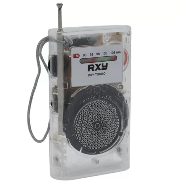Roxy Rxy-Turbo Cep Tipi Mini Analog Fm Radyo ürün görseli 1