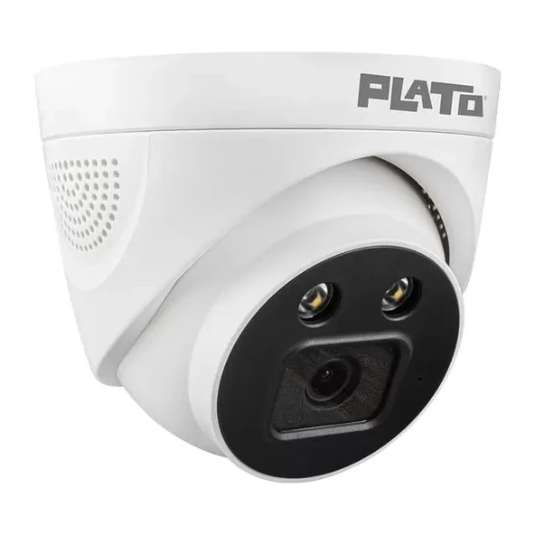 Plato Pl-22996 5Mp Color Vu 3.6 Mm 2 Atom Led Ahd Dome Kamera ürün görseli 1