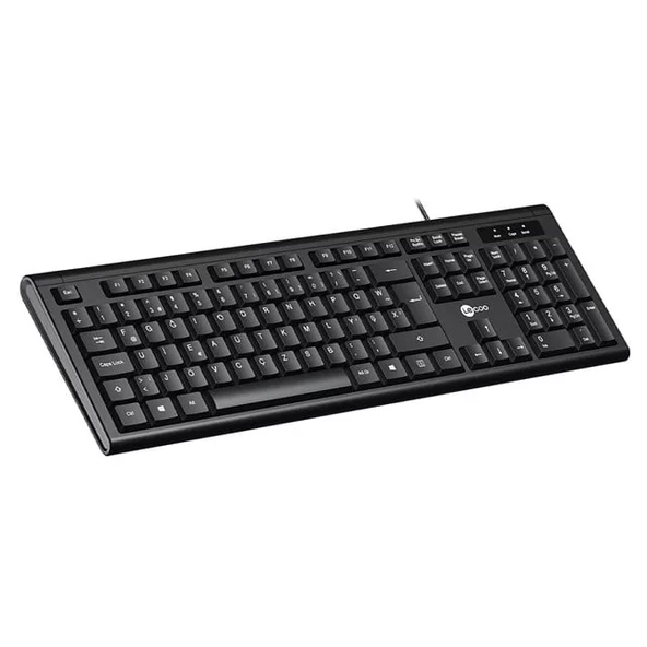 Lecoo Kb101 Usb Kablolu Siyah Türkçe F Klavye ürün görseli 1
