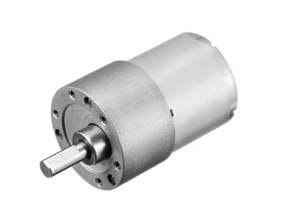 12V 35mm 200RPM Redüktörlü DC Motor ürün görseli 1