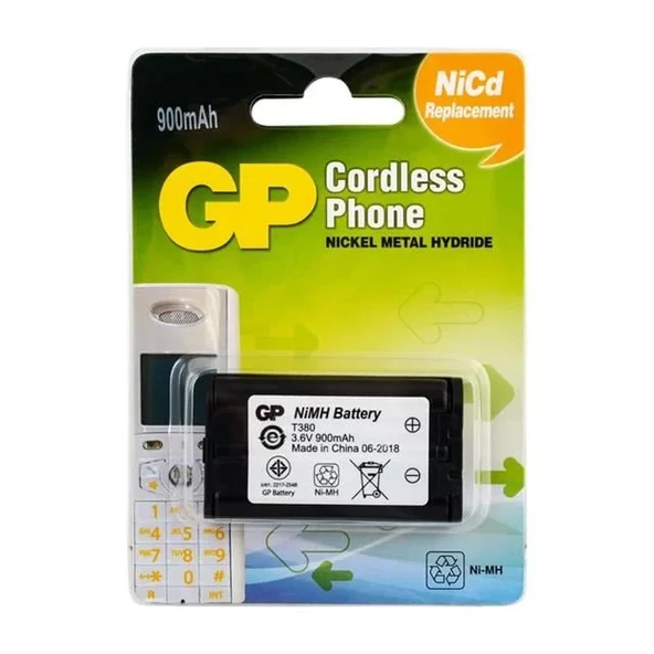Gp T380 3.6V-850Mah Telsiz Telefon Pil ürün görseli 1