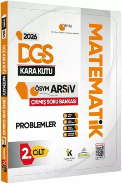 İnformal Yayınları 2026 DGS Matematik Kara Kutusu Problemler ÖSYM Çıkmış Soru Bankası 2. Cilt ürün görseli 1