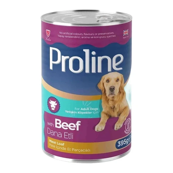 Proline Parça Dana Etli Ezme Yetişkin Köpek Konservesi 395 Gr ürün görseli 1
