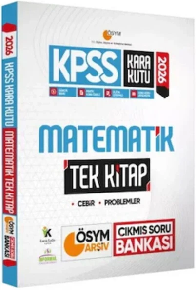 İnformal Yayınları 2026 KPSS Kara Kutu Matematik TEK KİTAP ÖSYM Arşiv Çıkmış Soru Bankası ürün görseli 1