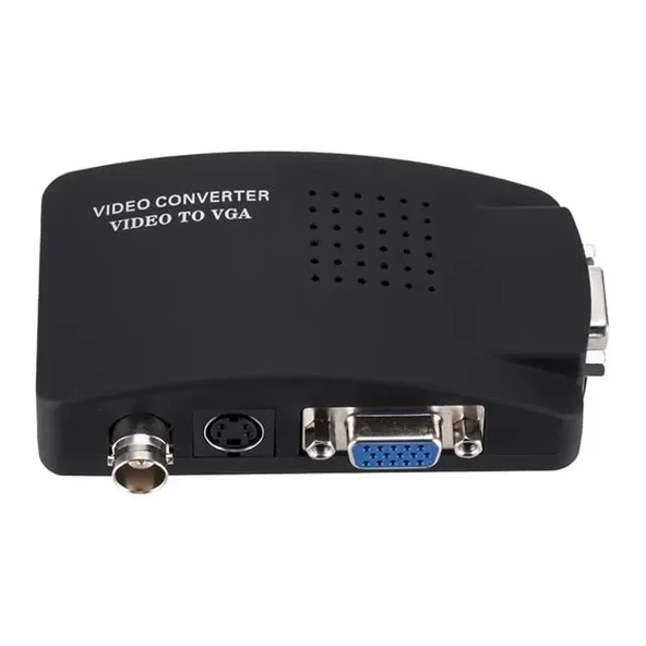 Pm-983 Bnc S-Video Vga'Dan Vga'Ya Görüntü Dönüştürücü 1080P Destekli ürün görseli 1