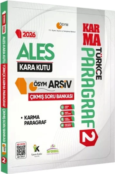 İnformal Yayınları 2026 ALES Türkçenin Kara Kutusu Paragraf 2 KARMA ÖSYM Çıkmış Soru Bankası ürün görseli 1