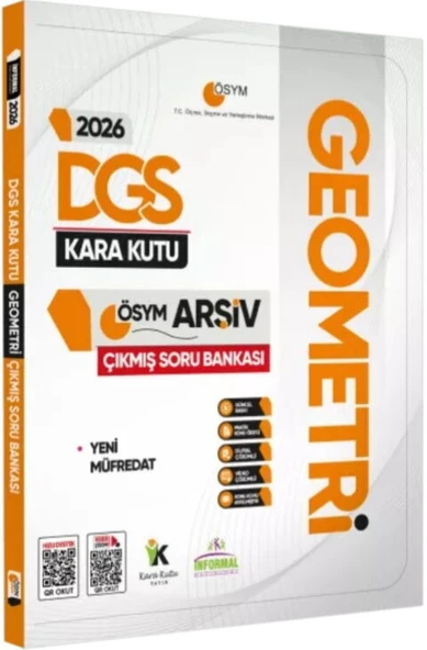 İnformal Yayınları 2026 DGS Geometrinin Kara Kutusu ÖSYM Çıkmış Soru Bankası ürün görseli 1