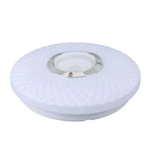 Pm-27329 Beyaz 30*6 Cm 24 Watt Hoparlörlü Tavan Aydınlatma (Al-Bl302) Tornavida Hediyeli ürün görseli 1