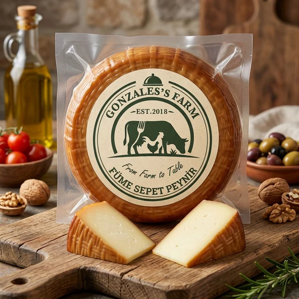 GONZALES'S FARM  İSLİ (FÜME) PEYNİR 1000GR ürün görseli 1