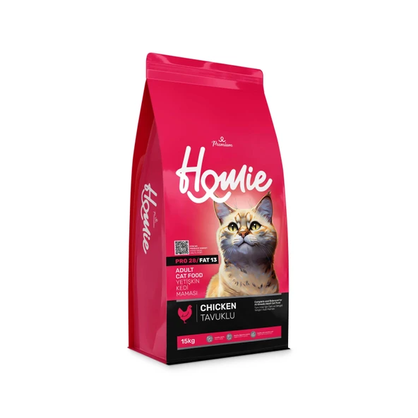 Homie Premium Tavuklu Yetişkin Kedi Maması 15 Kg ürün görseli 1