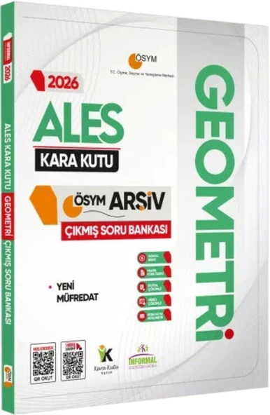 İnformal Yayınları 2026 ALES Geometrinin Kara Kutusu ÖSYM Çıkmış Soru Bankası ürün görseli 1