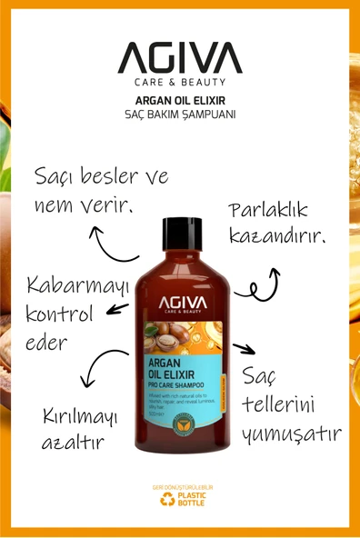 Argan Yağlı Şampuan-500ML - Resim 4