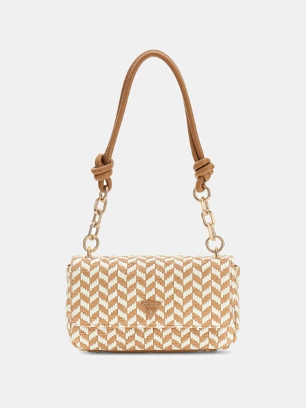 Guess Tessi Kapaklı Kadın Kahverengi Omuz Çantası HWWG7691190-CGM ürün görseli 1