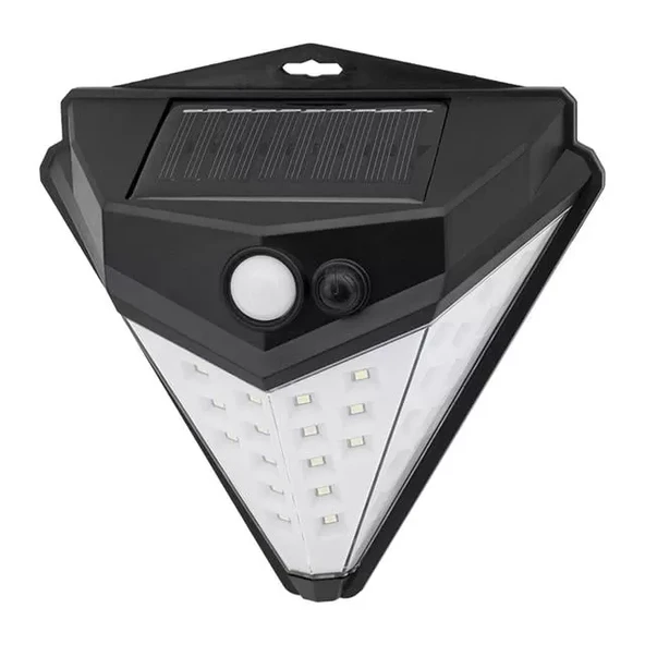 40 Led'Li Solar Üçgen Tip Işıldak Fener T-1622 ürün görseli 1