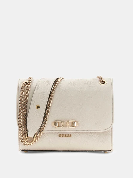 Guess Anise Dönüştürülebilir Kapaklı Çapraz Askılı Kadın Ekru Omuz Çantası HWPD9916210-STL ürün görseli 1