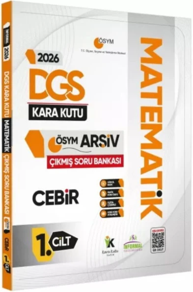 İnformal Yayınları 2026 DGS Matematik Kara Kutusu CEBİR ÖSYM Çıkmış Soru Bankası 1. Cilt ürün görseli 1