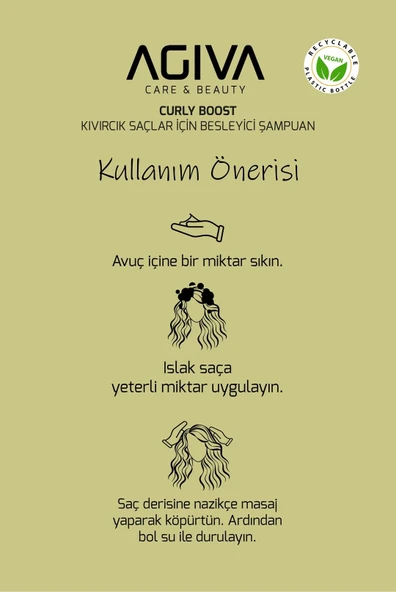 Curly Boost Besleyici Şampuan-250ML - Resim 5