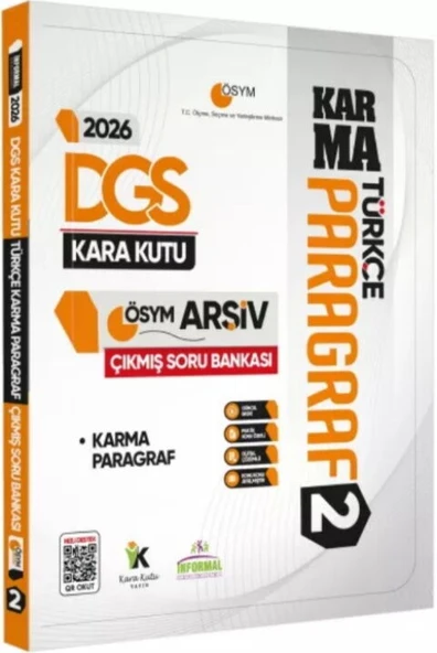 İnformal Yayınları 2026 DGS Türkçenin Kara Kutusu Paragraf 2 KARMA ÖSYM Çıkmış Soru Bankası ürün görseli 1
