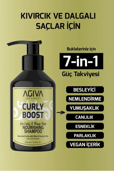 Curly Boost Besleyici Şampuan-250ML - Resim 3