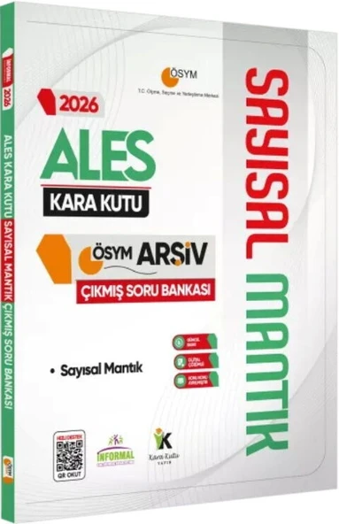 İnformal Yayınları 2026 ALES Sayısal Mantık Kara Kutu ÖSYM Çıkmış Soru Bankası ürün görseli 1