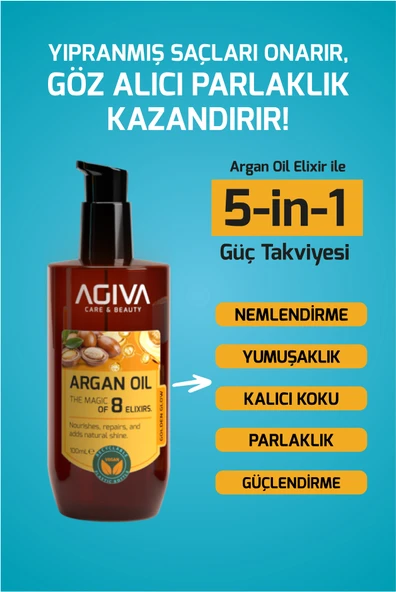 Argan İçerikli Saç Bakım Yağı-100ML - Resim 3