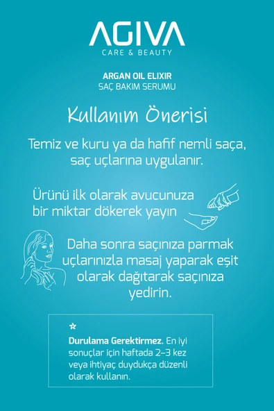 Argan İçerikli Saç Bakım Yağı-100ML - Resim 6