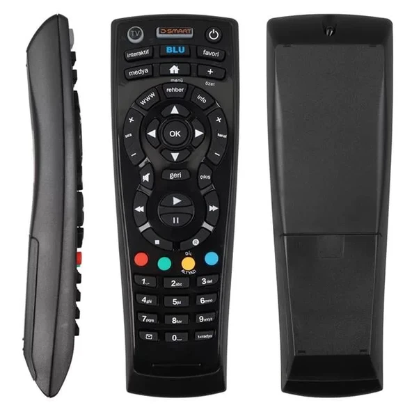 D-Smart Hd Blu Akıllı Uydu Alıcı Kumandası ürün görseli 1