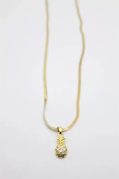 Ananas Kolye - Altın ürün görseli 1