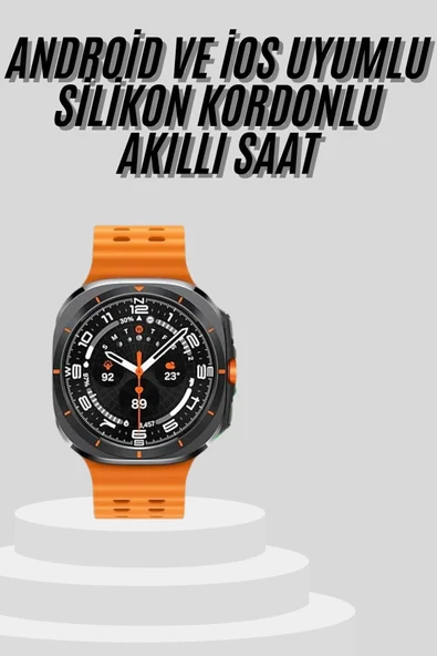 Yeni Nesil Çağrı Cevaplayabilen 47 MM Titreşimli Çok Fonksiyonlu Akıllı Saat ürün görseli 1