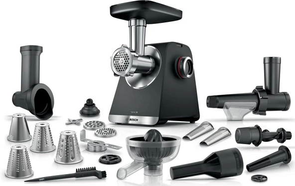 Bosch MFWS682B 2100 W Kıyma Makinesi Siyah Metalik Gümüş Serie 6 ürün görseli 1