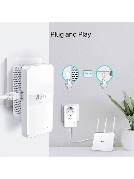 TP-Link TL-WPA7617KIT 300 Mbps Powerline Adaptör - Resim 7