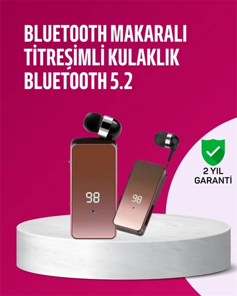 Yaka Klipsli Kablosuz Kulaklık - Eller Serbest Konforuyla Günlük Yaşama Uyum Sağlar ürün görseli 1