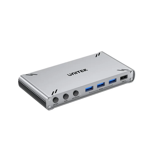 UNITEK USB-C 10GBPS HDMI KVM SWITCH (D1118AGY01-EU) ürün görseli 1