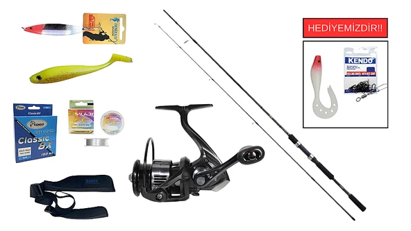 Shimano FX XT 2,70m 14-40g&Ryuji Infinity 4000M 5+1BB Spin Seti ürün görseli 1