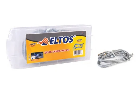 Eltos Çelik Çekme Halatı 6-8 Mm 3,5 Mt ürün görseli 1