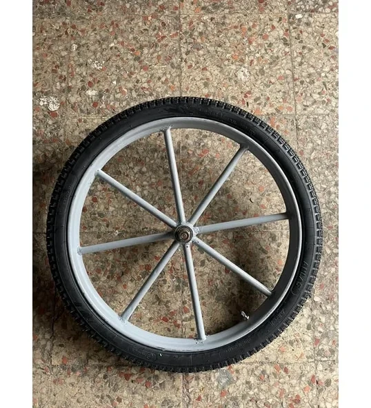 Seyyar Tezgah / Araba Tekerleği 50 Cm - Borulu Jant (jant Boyu:40 Cm) ürün görseli 1