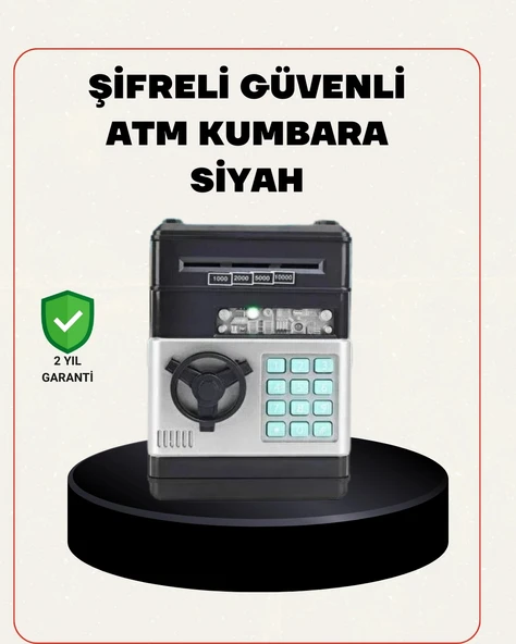 Para Kasası Görünümlü Elektronik Şifreli Kumbara ürün görseli 1