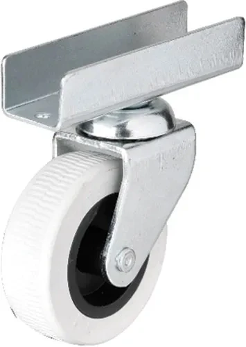Hts 323 - 50x20 Mm Gri Uzun U Tablalı Teker 4 Adet ürün görseli 1