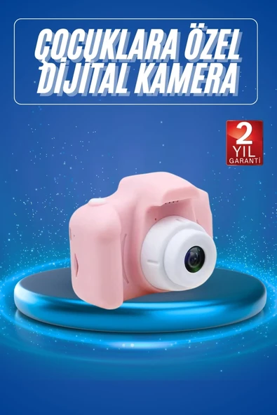 2.0 Inç Ekran Çocuk Kamera Dijital Fotoğraf Makinesi ürün görseli 1