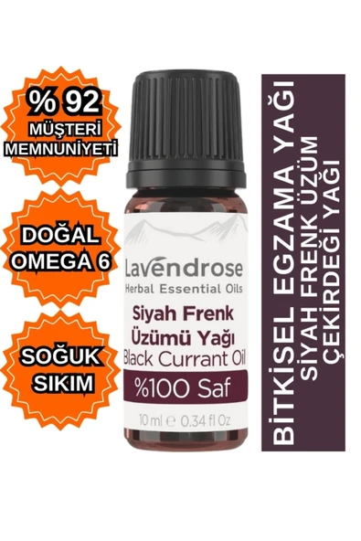 Siyah Frenk Üzümü Çekirdeği Yağı 10 ml %100 Doğal Omega 6 Yağı ürün görseli 1