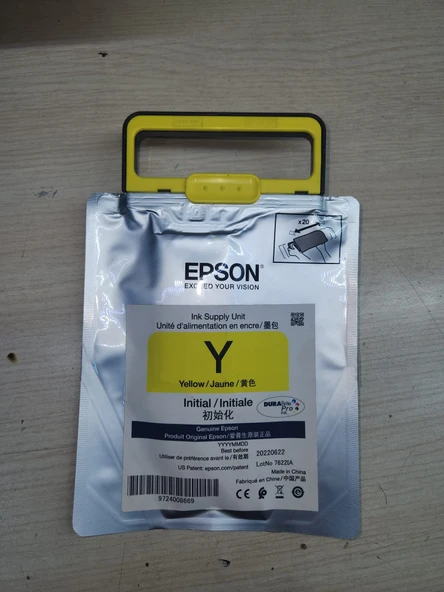 Epson C1T972400 (T9724) Sarı (Yellow) Orjinal Mürekkep - WF-R5690 (T9090) Uyumlu ürün görseli 1