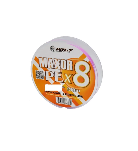 Wily Maxor x8 PE 0,2 Aging 150mt PEMBE İp Misina ürün görseli 1