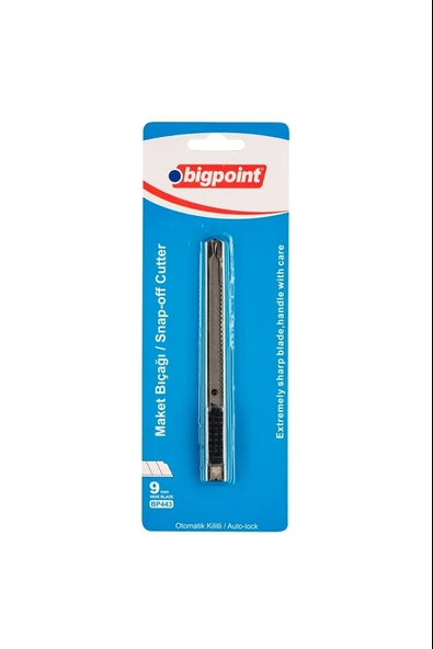Bigpoint Maket Bıçağı Dar Metal Cep Tipi Bp443 (24 Lü Paket) ürün görseli 1
